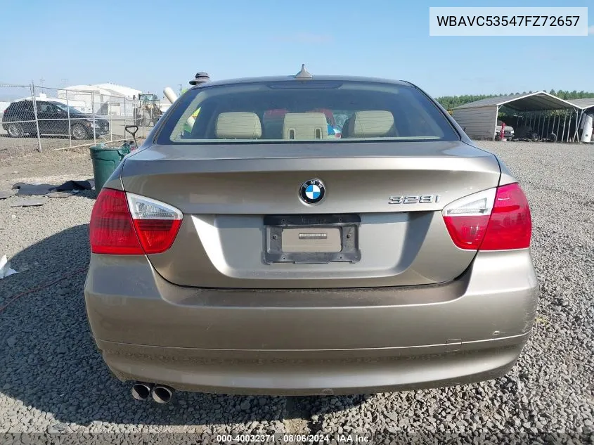 WBAVC53547FZ72657 2007 BMW 328I