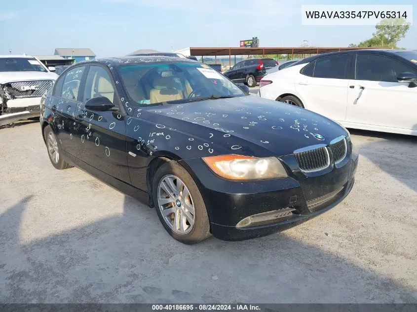 WBAVA33547PV65314 2007 BMW 328I