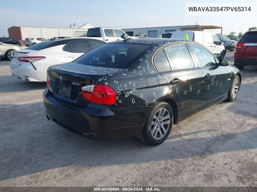 WBAVA33547PV65314 2007 BMW 328I