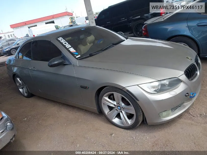 WBAWL73517PX46117 2007 BMW 335I