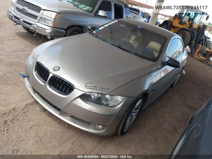 WBAWL73517PX46117 2007 BMW 335I