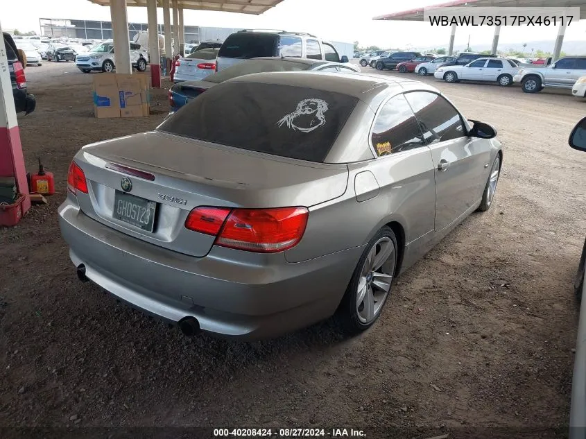 WBAWL73517PX46117 2007 BMW 335I