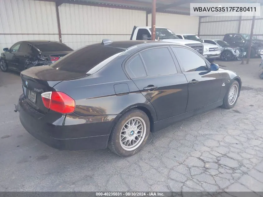 WBAVC53517FZ80411 2007 BMW 328I