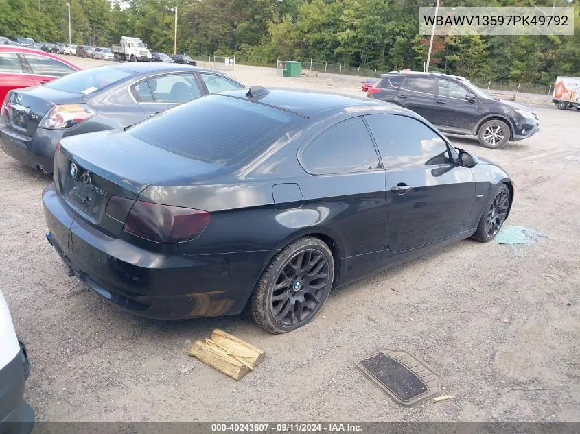 WBAWV13597PK49792 2007 BMW 328I