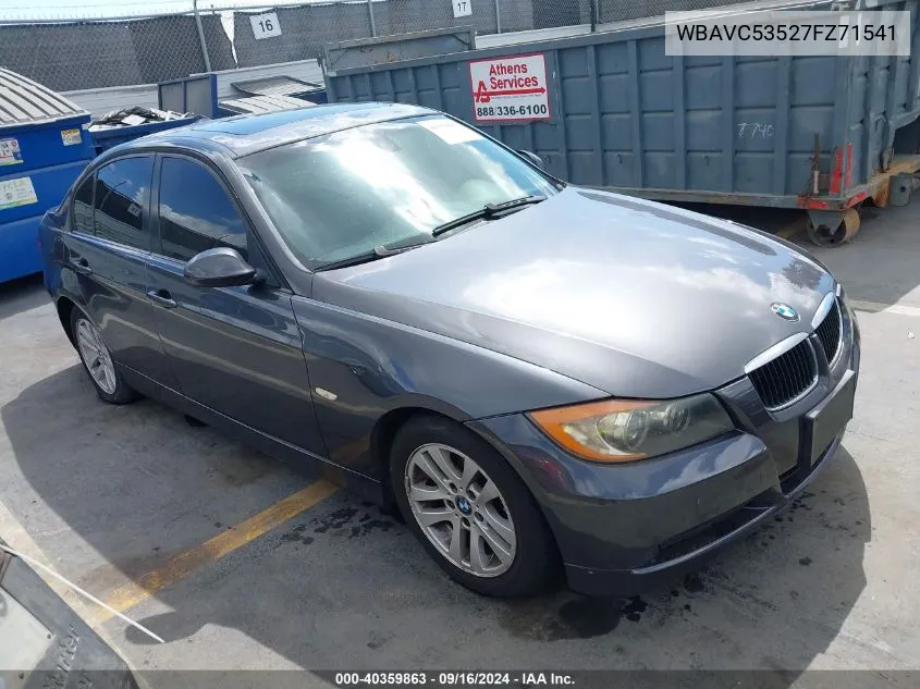 WBAVC53527FZ71541 2007 BMW 328I I Sulev