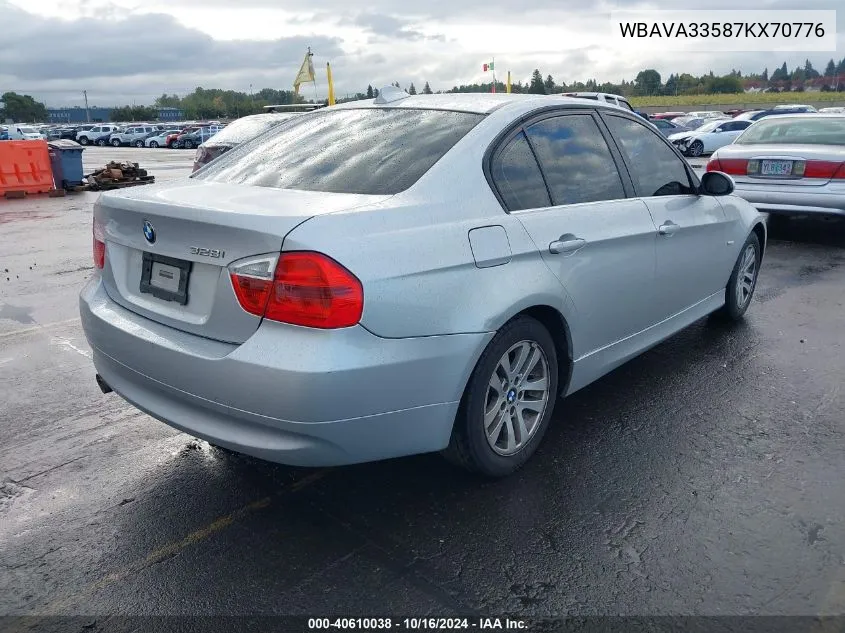 WBAVA33587KX70776 2007 BMW 328I