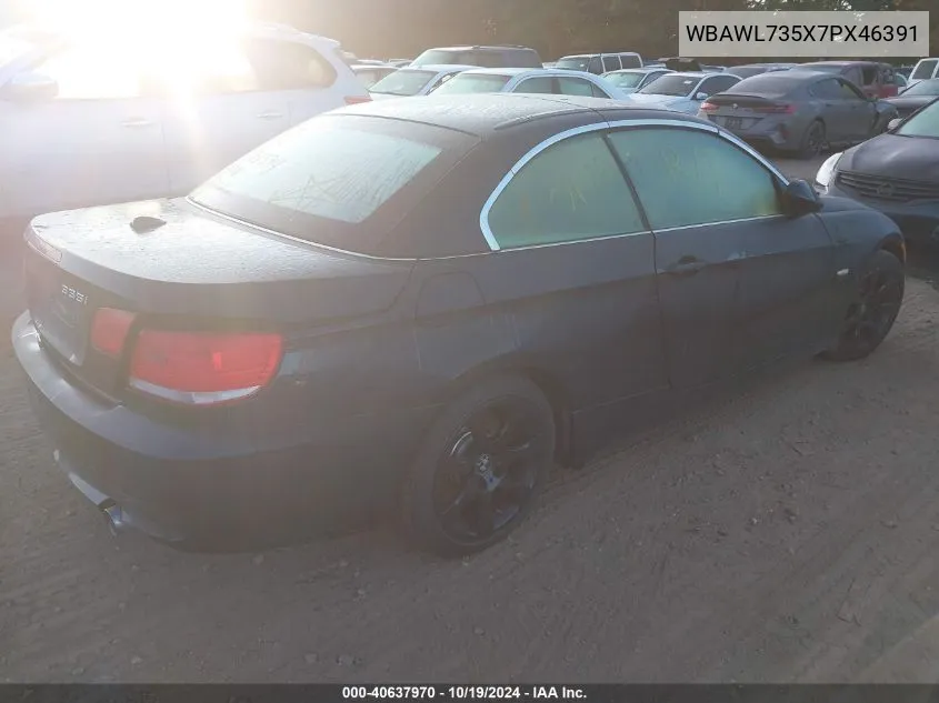 WBAWL735X7PX46391 2007 BMW 335I