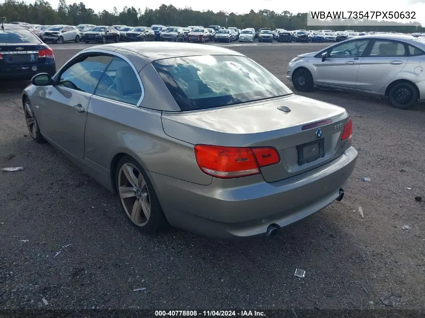 WBAWL73547PX50632 2007 BMW 335I