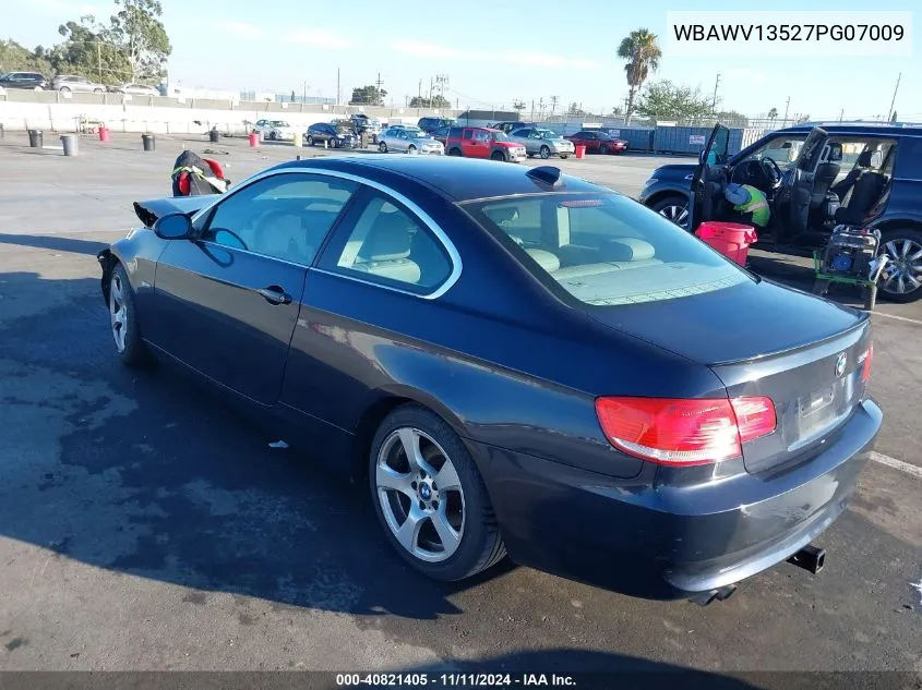 2007 BMW 328I VIN: WBAWV13527PG07009 Lot: 40821405