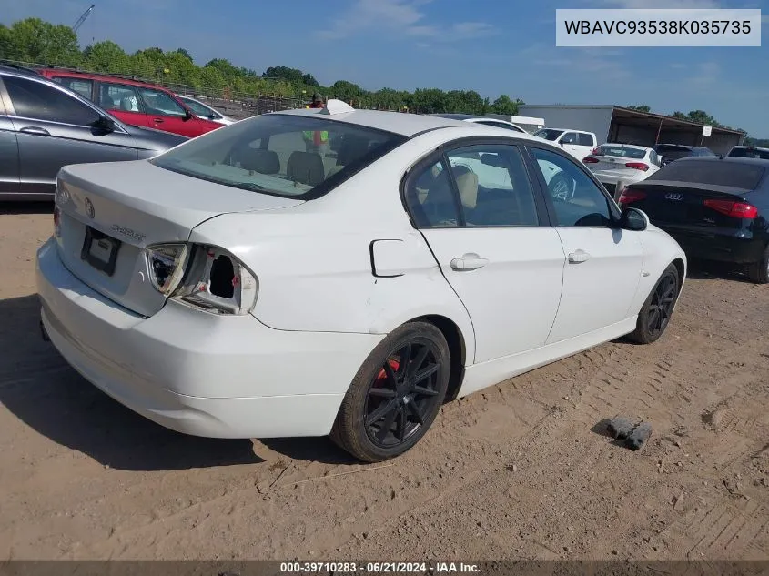 WBAVC93538K035735 2008 BMW 328Xi