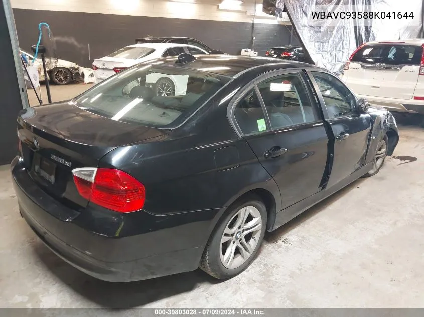 2008 BMW 328Xi VIN: WBAVC93588K041644 Lot: 39803028