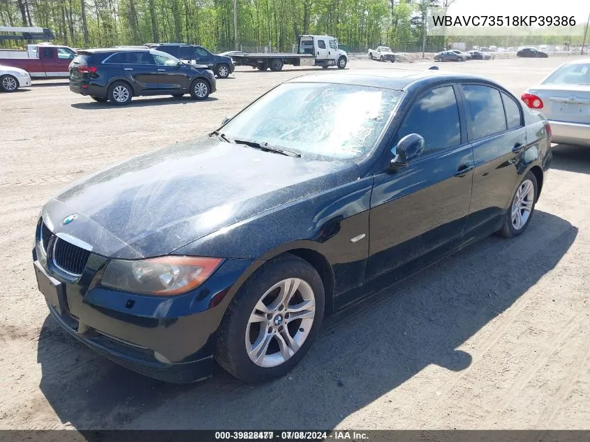 WBAVC73518KP39386 2008 BMW 328Xi