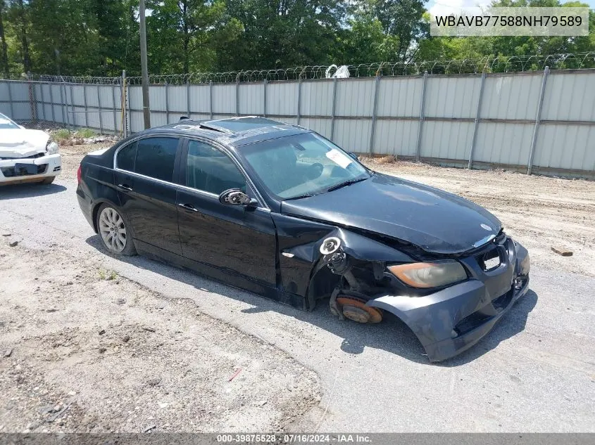 2008 BMW 335I VIN: WBAVB77588NH79589 Lot: 39875528