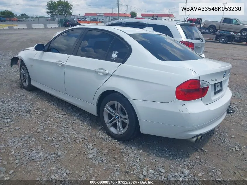 WBAVA33548K053230 2008 BMW 328I