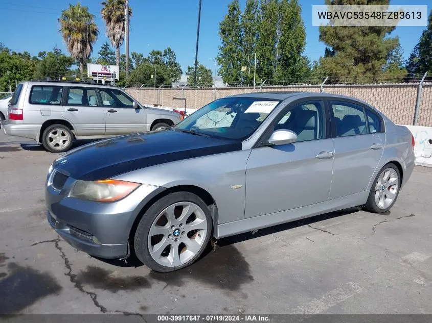 WBAVC53548FZ83613 2008 BMW 328I