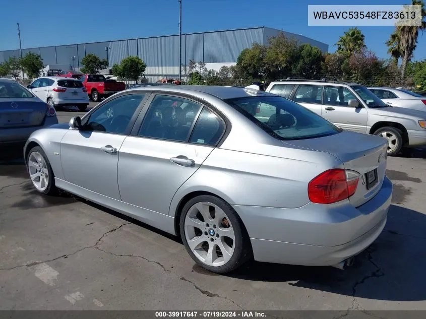 WBAVC53548FZ83613 2008 BMW 328I