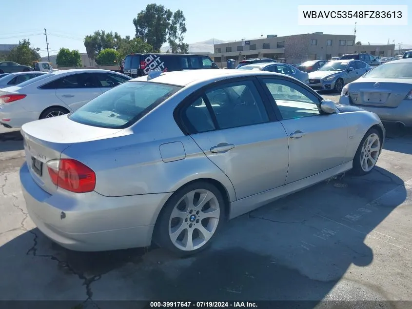 WBAVC53548FZ83613 2008 BMW 328I