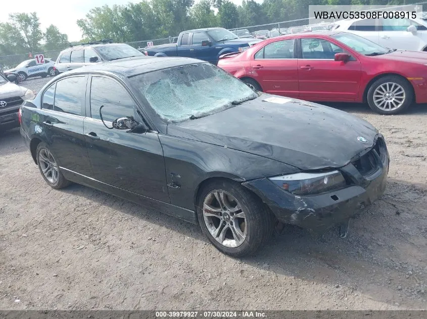 WBAVC53508F008915 2008 BMW 328I