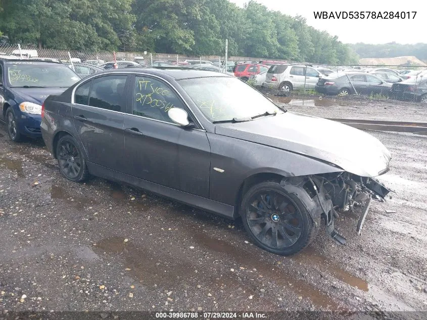 WBAVD53578A284017 2008 BMW 335Xi