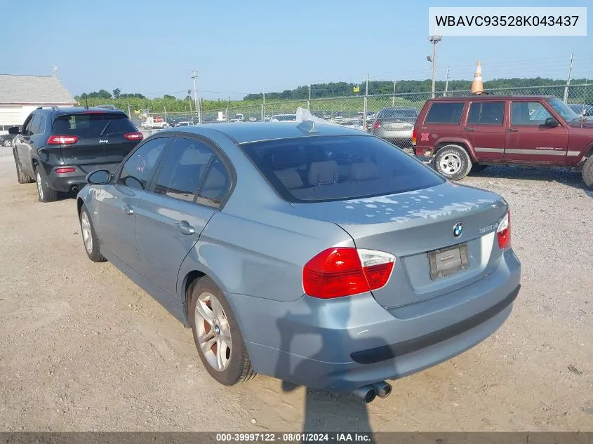 WBAVC93528K043437 2008 BMW 328Xi