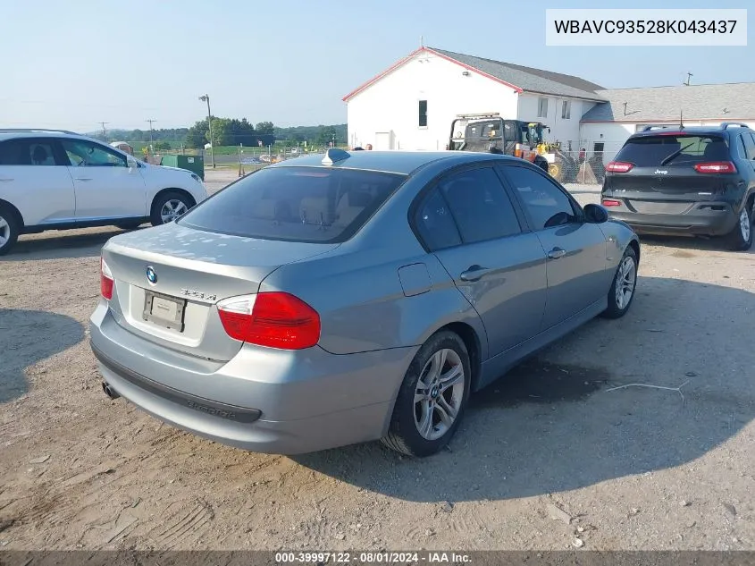 WBAVC93528K043437 2008 BMW 328Xi