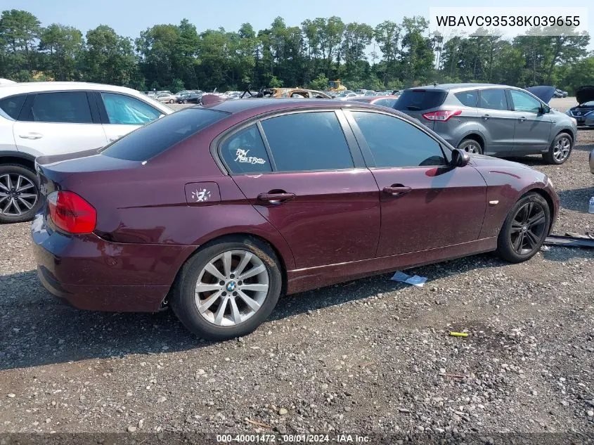 WBAVC93538K039655 2008 BMW 328Xi