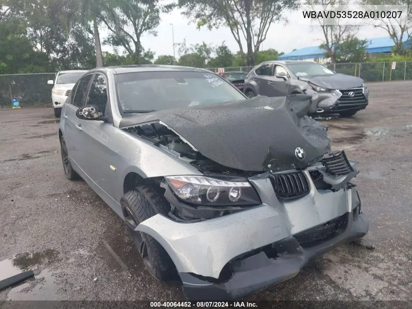 WBAVD53528A010207 2008 BMW 335Xi