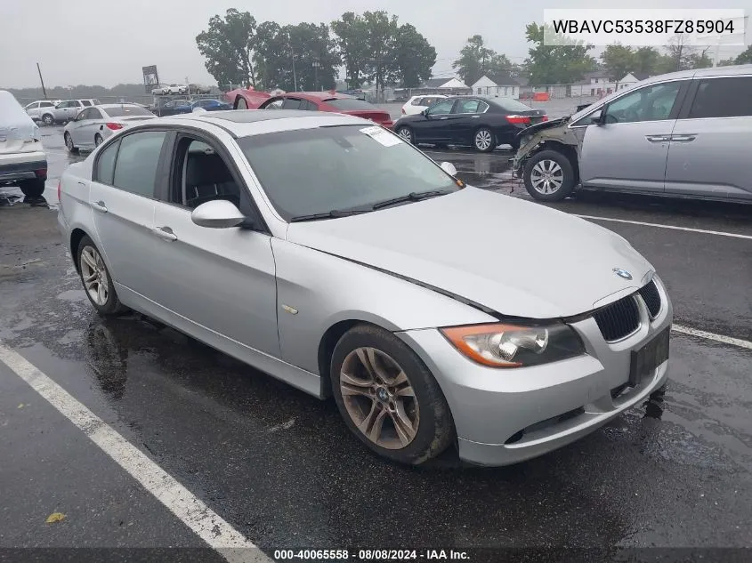 WBAVC53538FZ85904 2008 BMW 328I