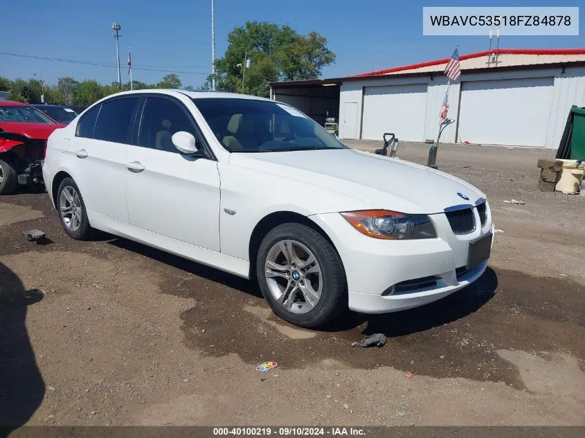 WBAVC53518FZ84878 2008 BMW 328I