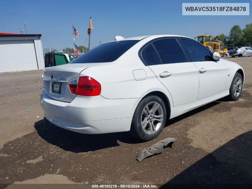 WBAVC53518FZ84878 2008 BMW 328I