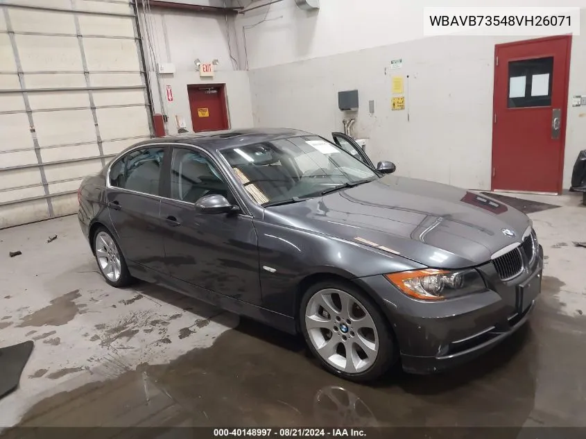 WBAVB73548VH26071 2008 BMW 335I