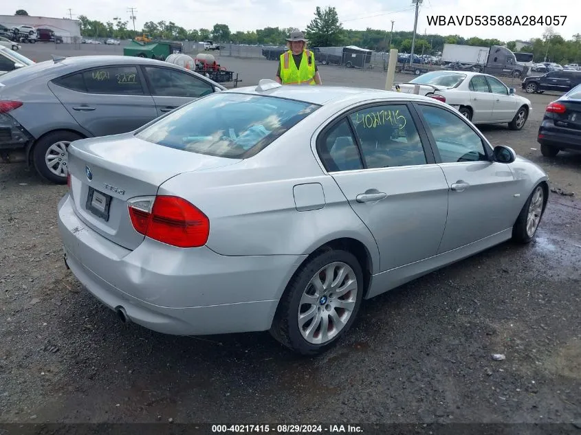 2008 BMW 335Xi VIN: WBAVD53588A284057 Lot: 40217415