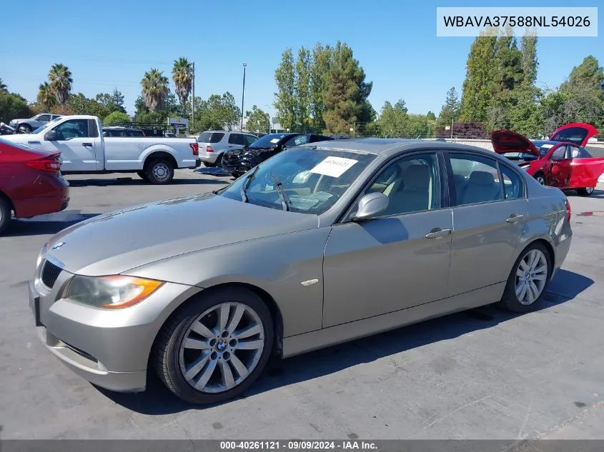 WBAVA37588NL54026 2008 BMW 328I