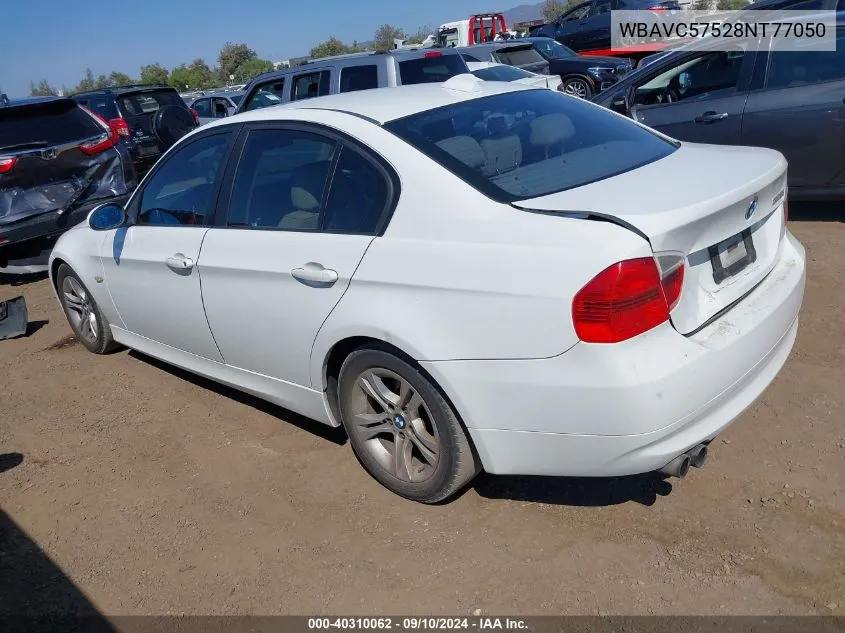 WBAVC57528NT77050 2008 BMW 328I