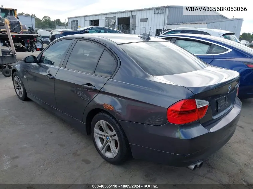 2008 BMW 328 I VIN: WBAVA33568K053066 Lot: 40565118