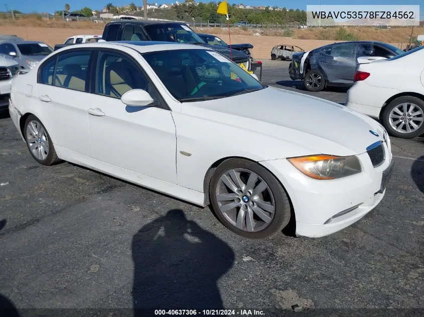 WBAVC53578FZ84562 2008 BMW 328I