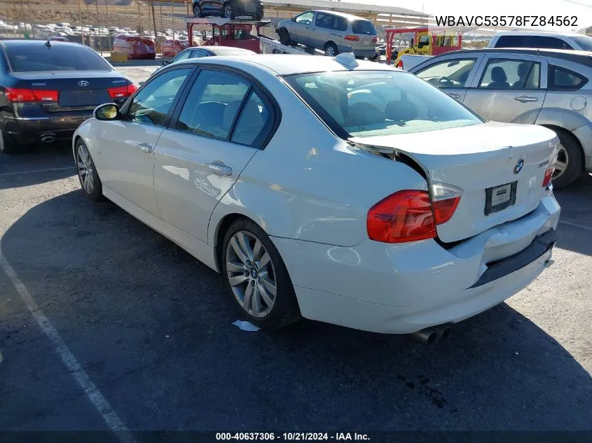 WBAVC53578FZ84562 2008 BMW 328I