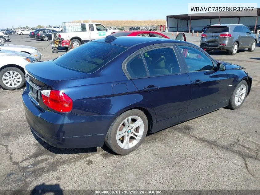 WBAVC73528KP37467 2008 BMW 328Xi