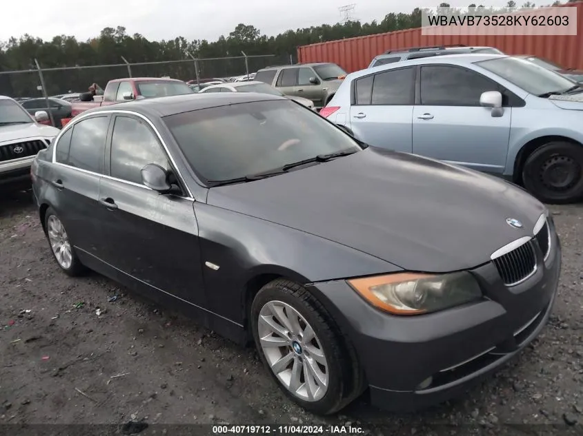 WBAVB73528KY62603 2008 BMW 335I