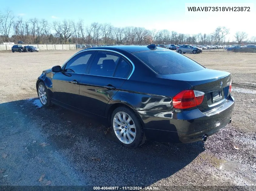 2008 BMW 335I VIN: WBAVB73518VH23872 Lot: 40846977