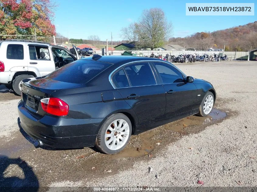 2008 BMW 335I VIN: WBAVB73518VH23872 Lot: 40846977