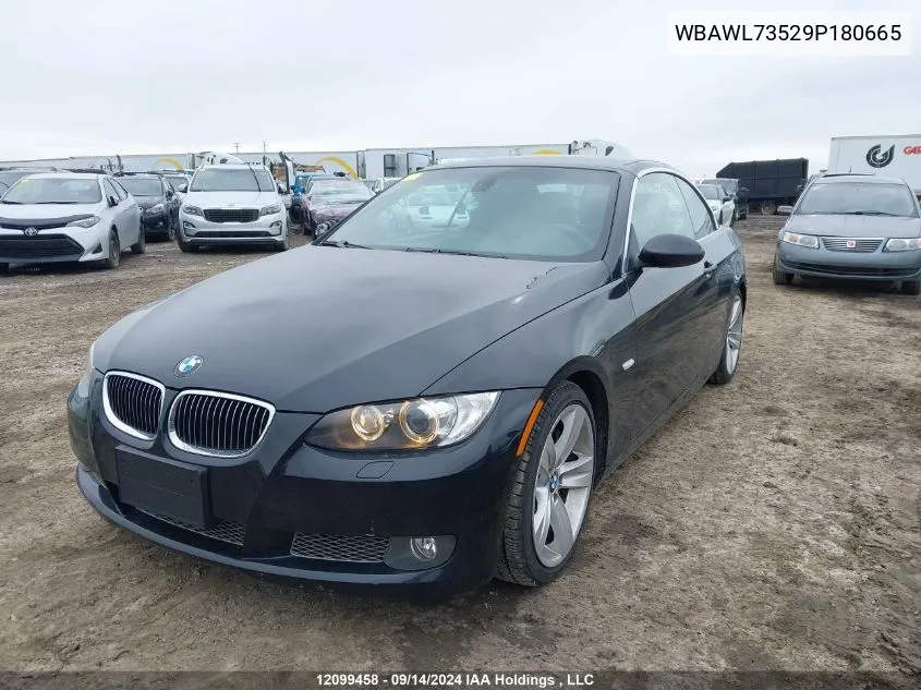 2009 BMW 3 Series VIN: WBAWL73529P180665 Lot: 12099458