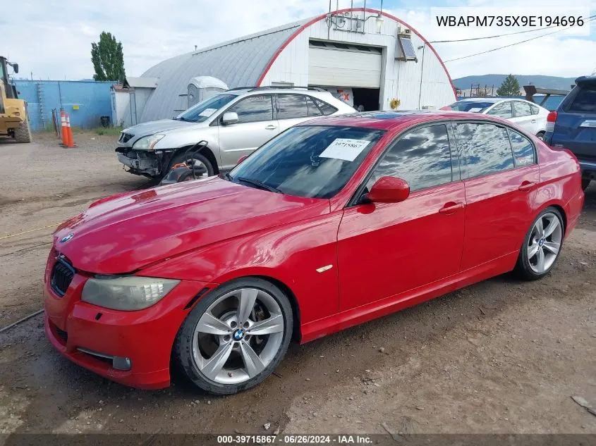 WBAPM735X9E194696 2009 BMW 335I