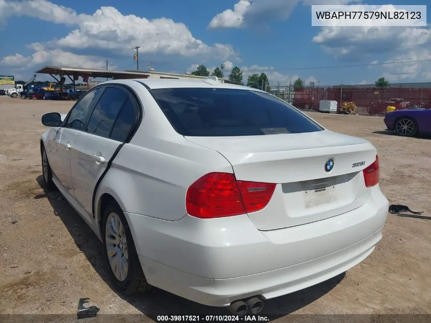 2009 BMW 328I VIN: WBAPH77579NL82123 Lot: 39817521