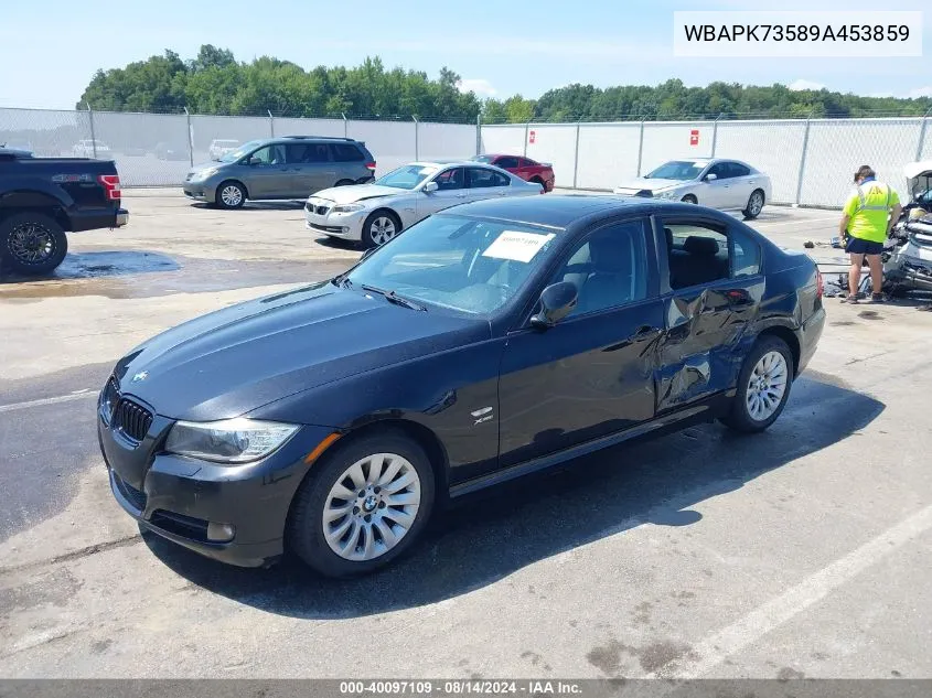 2009 BMW 328I xDrive VIN: WBAPK73589A453859 Lot: 40097109