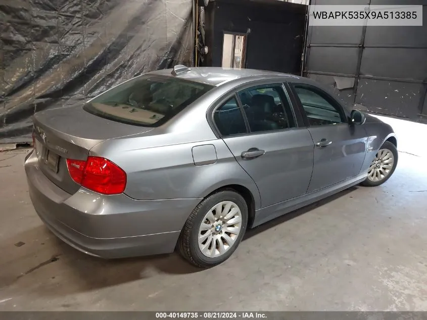 2009 BMW 328I xDrive VIN: WBAPK535X9A513385 Lot: 40149735