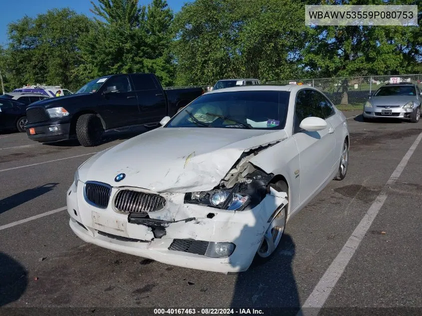 2009 BMW 328I xDrive VIN: WBAWV53559P080753 Lot: 40167463