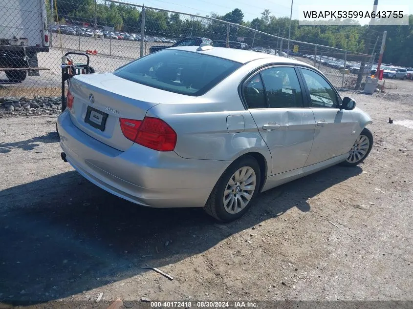 WBAPK53599A643755 2009 BMW 328I xDrive