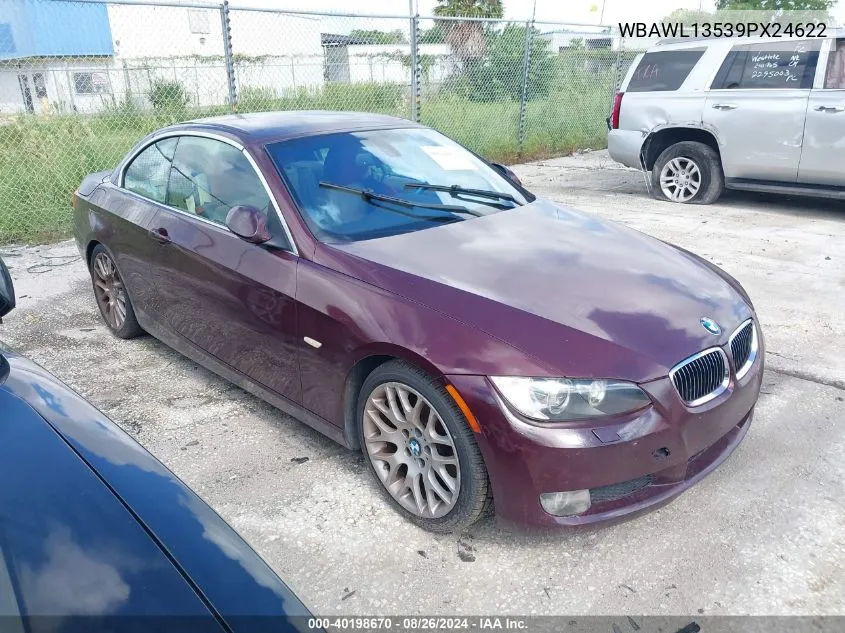 2009 BMW 328I VIN: WBAWL13539PX24622 Lot: 40198670