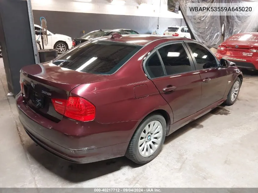 WBAPK53559A645020 2009 BMW 328I xDrive